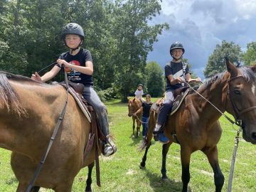 RedBird Equestrian Kids On Horses Camps