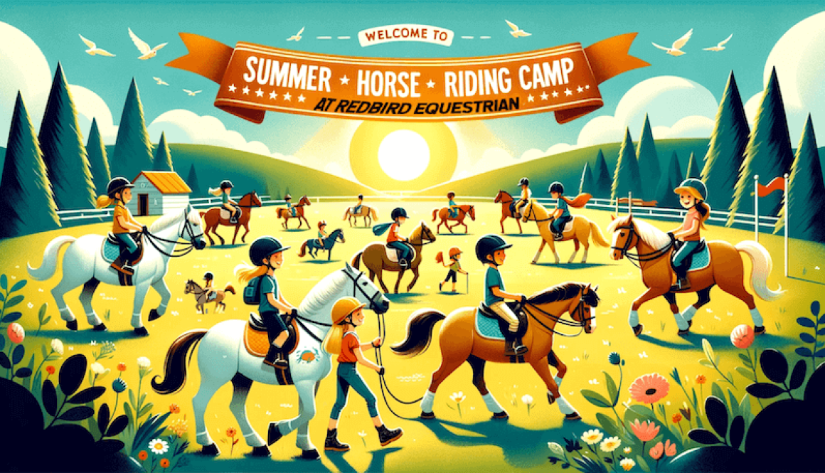 summer horse riding camp Redbird Equestrian