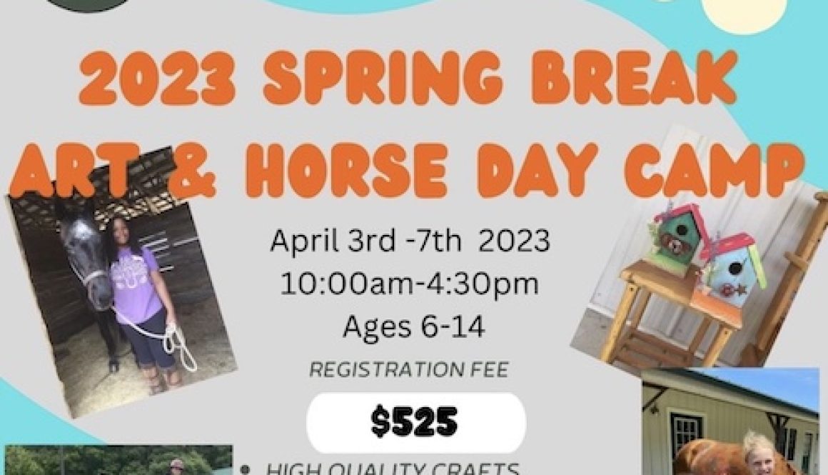 spring break camp at redbird equestrian