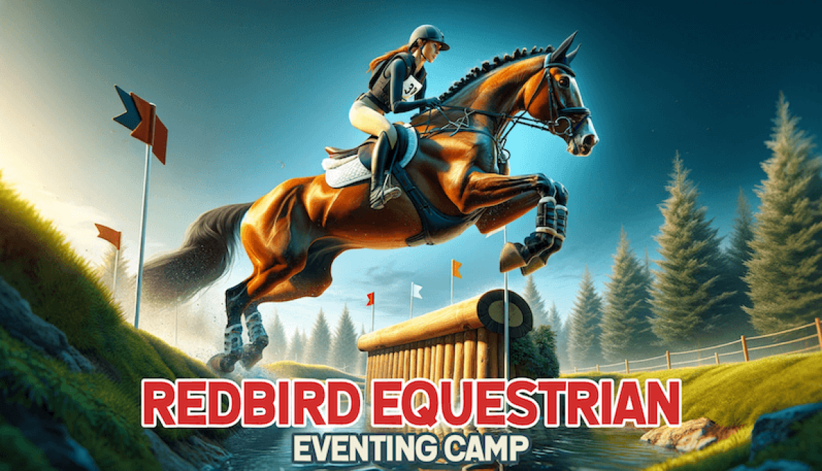 Redbird Equestrian eventing camp graphic